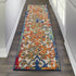 Rainbow Colored Indoor Outdoor Runner Rug